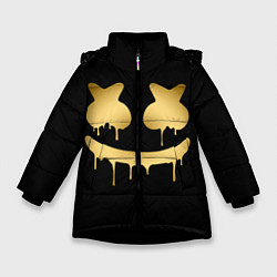 Куртка зимняя для девочки MARSHMELLO GOLD, цвет: 3D-черный