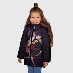 Куртка зимняя для девочки SAILOR MARS, цвет: 3D-светло-серый — фото 2