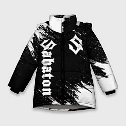 Куртка зимняя для девочки SABATON, цвет: 3D-светло-серый