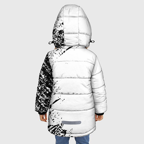 Зимняя куртка для девочки VALORANT / 3D-Светло-серый – фото 4