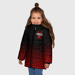 Куртка зимняя для девочки Umbrella, цвет: 3D-красный — фото 2