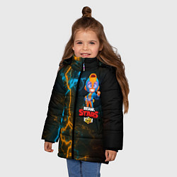 Куртка зимняя для девочки BRAWL STARS GT MAX 3, цвет: 3D-черный — фото 2