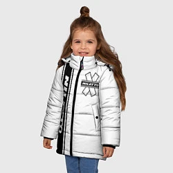 Куртка зимняя для девочки NILETTO, цвет: 3D-красный — фото 2