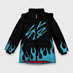 Куртка зимняя для девочки Stray Kids, цвет: 3D-красный