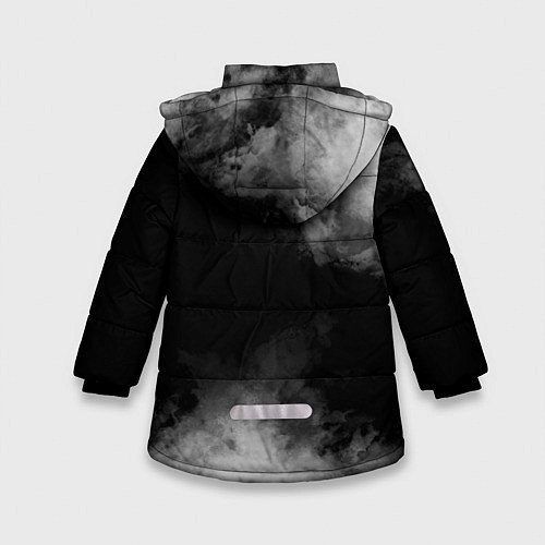 Зимняя куртка для девочки Hollywood Undead / 3D-Светло-серый – фото 2