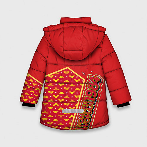 Зимняя куртка для девочки Save the day / 3D-Красный – фото 2