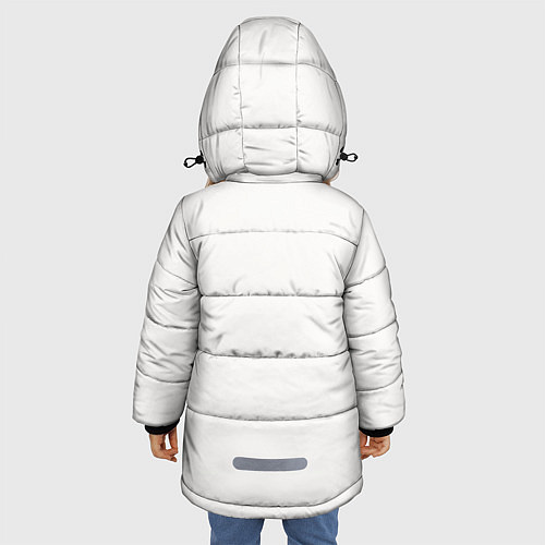Зимняя куртка для девочки БРАВЛ СТАРС / 3D-Светло-серый – фото 4