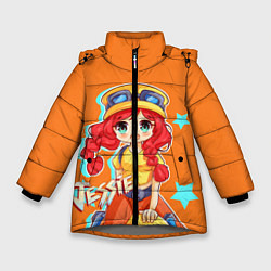 Куртка зимняя для девочки JESSIE, цвет: 3D-светло-серый