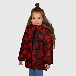 Куртка зимняя для девочки RED MILITARY, цвет: 3D-светло-серый — фото 2
