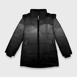 Куртка зимняя для девочки GRAY GEOMETRY, цвет: 3D-черный