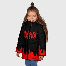 Куртка зимняя для девочки SLIPKNOT, цвет: 3D-черный — фото 2