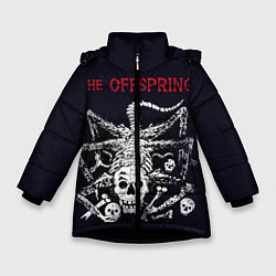 Куртка зимняя для девочки Offspring, цвет: 3D-черный