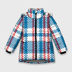 Куртка зимняя для девочки Челнок, цвет: 3D-светло-серый