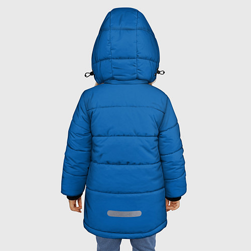 Зимняя куртка для девочки Volkswagen / 3D-Светло-серый – фото 4