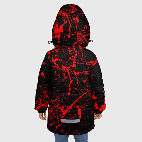 Зимняя куртка для девочки Umbrella Corporation / 3D-Светло-серый – фото 4