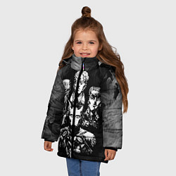 Куртка зимняя для девочки JOJOS BIZARRE ADVENTURE, цвет: 3D-красный — фото 2