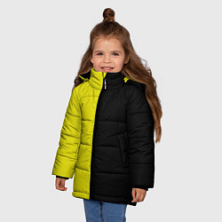 Куртка зимняя для девочки BLACK YELLOW, цвет: 3D-красный — фото 2