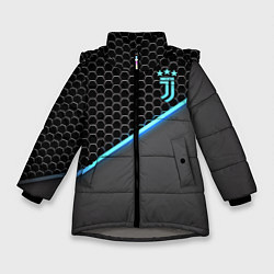 Куртка зимняя для девочки Juventus F C, цвет: 3D-светло-серый