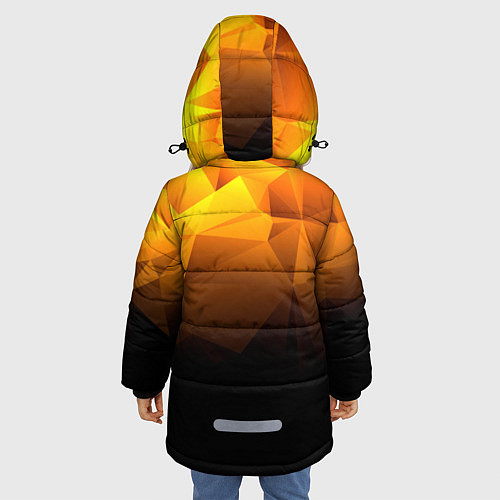 Зимняя куртка для девочки BRAWL STARS CROW PHOENIX / 3D-Светло-серый – фото 4