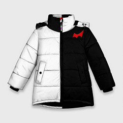 Куртка зимняя для девочки Monokuma, цвет: 3D-черный