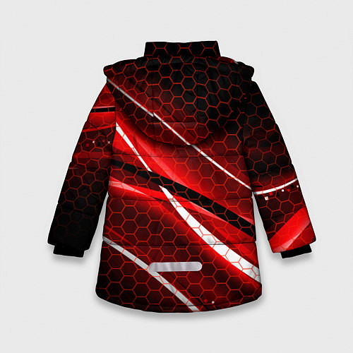 Зимняя куртка для девочки РОССИЯ / 3D-Красный – фото 2