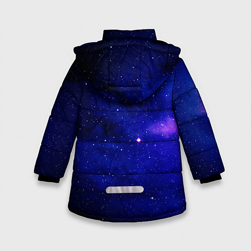 Зимняя куртка для девочки КОСМОС / 3D-Светло-серый – фото 2