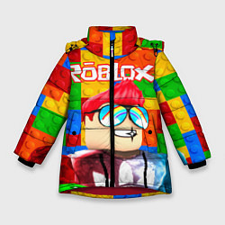 Куртка зимняя для девочки ROBLOX 3, цвет: 3D-красный