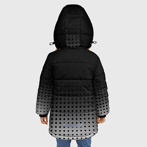 Зимняя куртка для девочки BMW / 3D-Светло-серый – фото 4