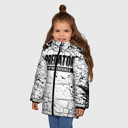Куртка зимняя для девочки PREDATOR: HUNTING GROUNDS, цвет: 3D-черный — фото 2