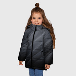 Куртка зимняя для девочки GRAY WAVES, цвет: 3D-красный — фото 2
