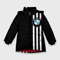 Куртка зимняя для девочки BMW SPORT, цвет: 3D-красный
