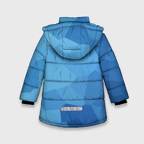 Зимняя куртка для девочки Пикси кристаллы / 3D-Красный – фото 2