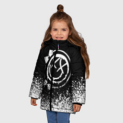 Куртка зимняя для девочки Blink-182 7, цвет: 3D-красный — фото 2