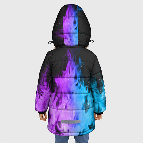 Зимняя куртка для девочки Brawl Stars SPIKE / 3D-Светло-серый – фото 4