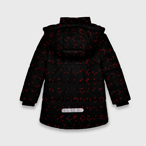 Зимняя куртка для девочки Предатор Z / 3D-Красный – фото 2