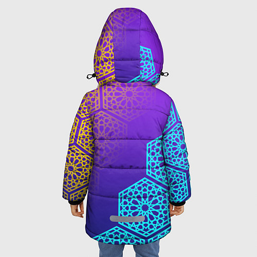 Зимняя куртка для девочки MORTIS BRAWL STARS / 3D-Светло-серый – фото 4