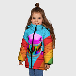Куртка зимняя для девочки 6IX9INE, цвет: 3D-черный — фото 2