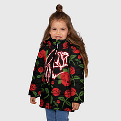 Куртка зимняя для девочки TikTok Payton Moormeier, цвет: 3D-черный — фото 2