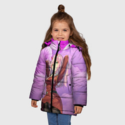Куртка зимняя для девочки Darling, цвет: 3D-светло-серый — фото 2
