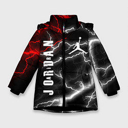 Куртка зимняя для девочки MICHAEL JORDAN AIR, цвет: 3D-черный