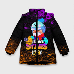 Куртка зимняя для девочки BRAWL STARS GALE, цвет: 3D-черный