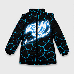 Куртка зимняя для девочки FAIRY TAIL, цвет: 3D-черный
