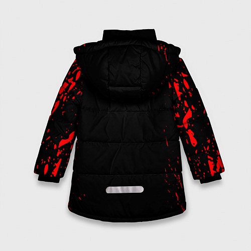 Зимняя куртка для девочки CHICAGO BULLS / 3D-Красный – фото 2
