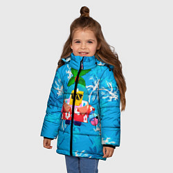 Куртка зимняя для девочки BRAWL STARS NEW SPROUT 10, цвет: 3D-черный — фото 2