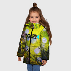 Куртка зимняя для девочки FARCRY4, цвет: 3D-красный — фото 2