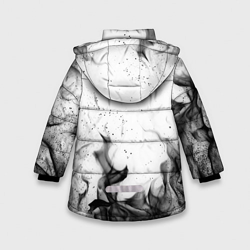 Зимняя куртка для девочки MONSTER ENERGY / 3D-Светло-серый – фото 2