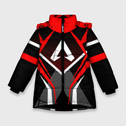 Куртка зимняя для девочки APEX, цвет: 3D-черный
