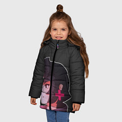 Куртка зимняя для девочки Brawl Stars Bibi, цвет: 3D-светло-серый — фото 2