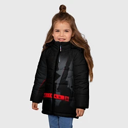 Куртка зимняя для девочки HITMAN 3, цвет: 3D-красный — фото 2