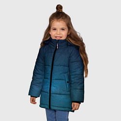 Куртка зимняя для девочки BlueSpace, цвет: 3D-черный — фото 2